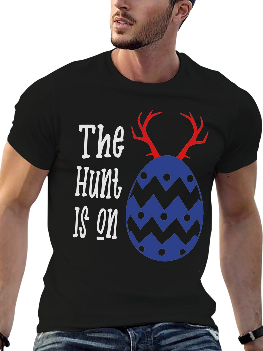 The Hunt is On Easter Graphic Tee