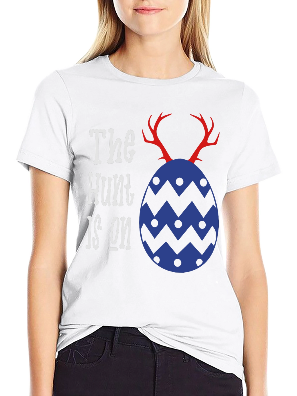 The Hunt is On Easter Graphic Tee