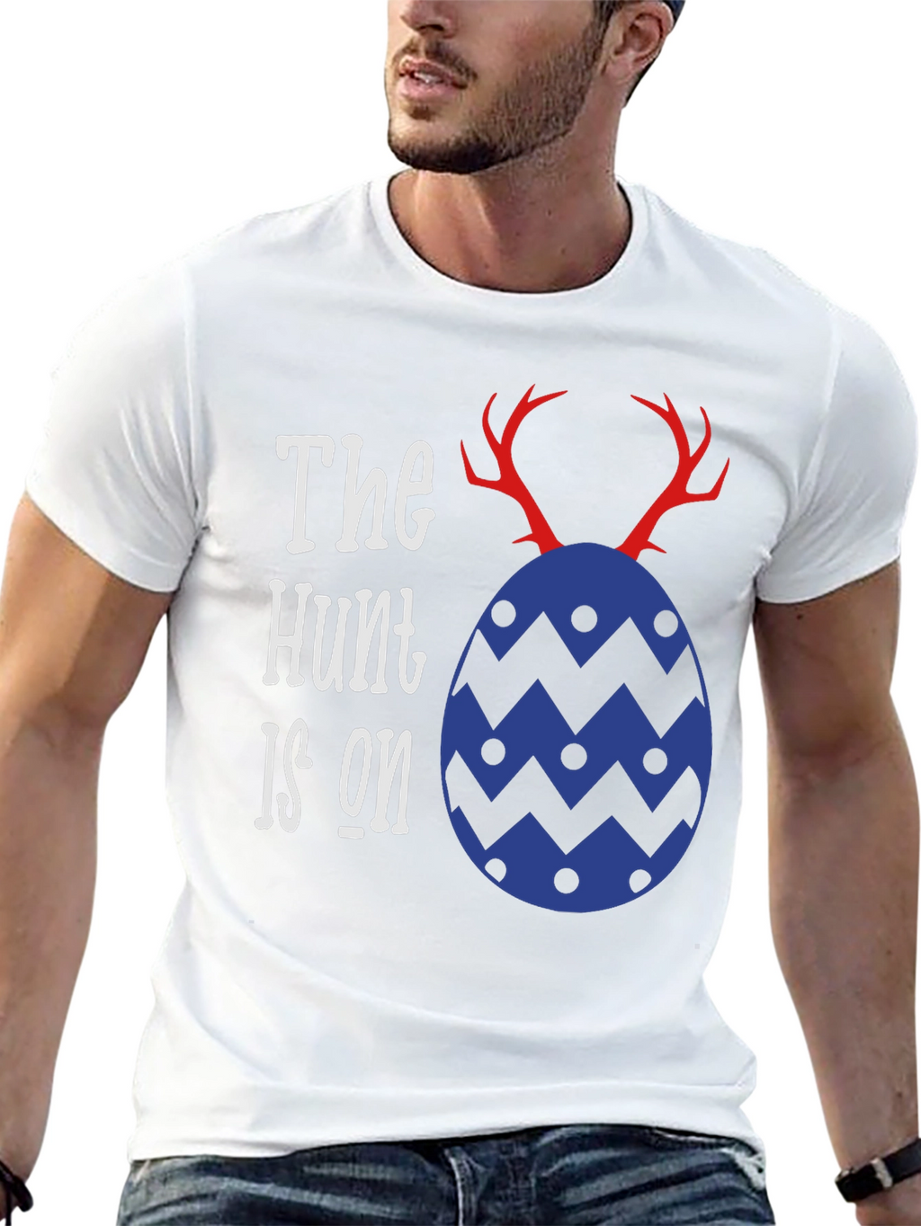 The Hunt is On Easter Graphic Tee