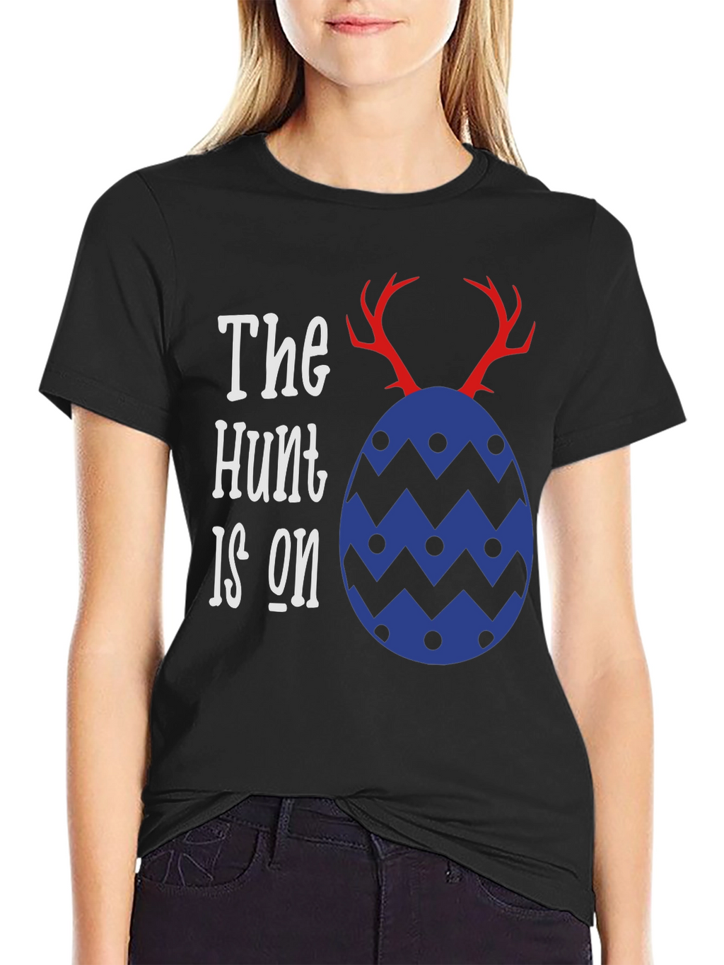 The Hunt is On Easter Graphic Tee