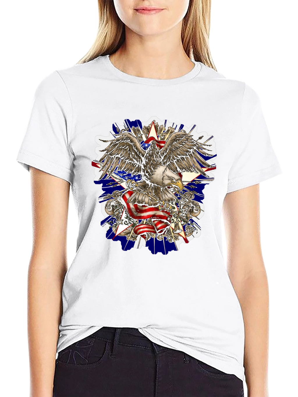 American Eagle Graphic Tee - Patriotic Design