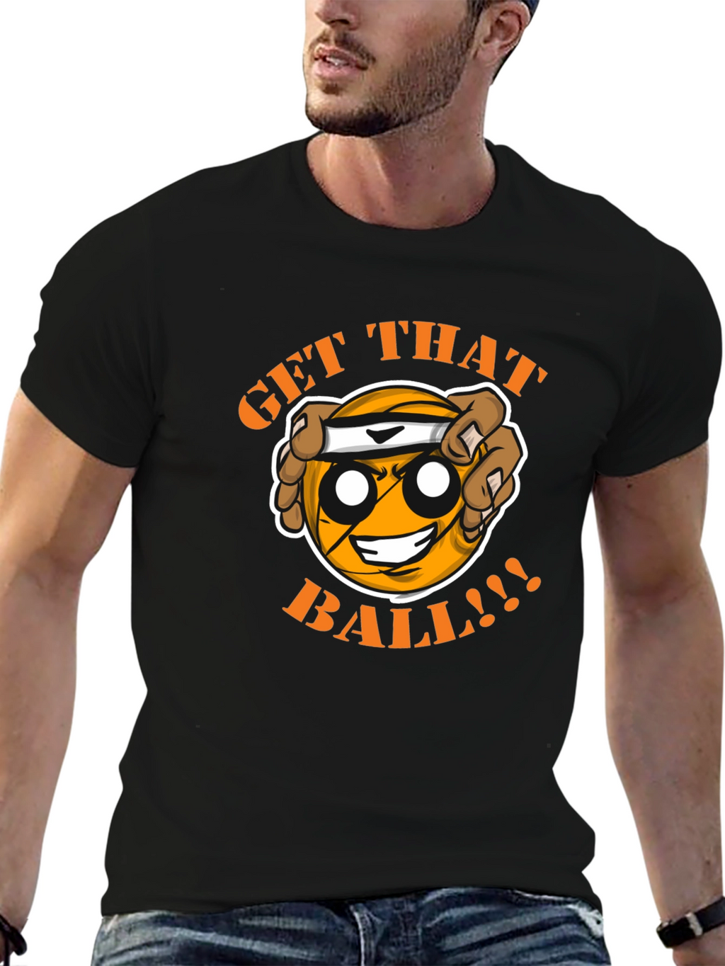 Get That Ball T-Shirt - Funny Basketball Graphic Tee