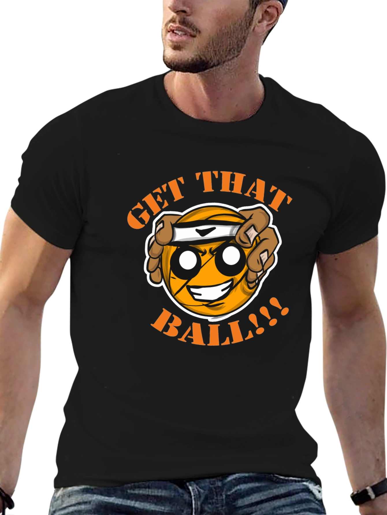 Get That Ball T-Shirt - Funny Basketball Graphic Tee