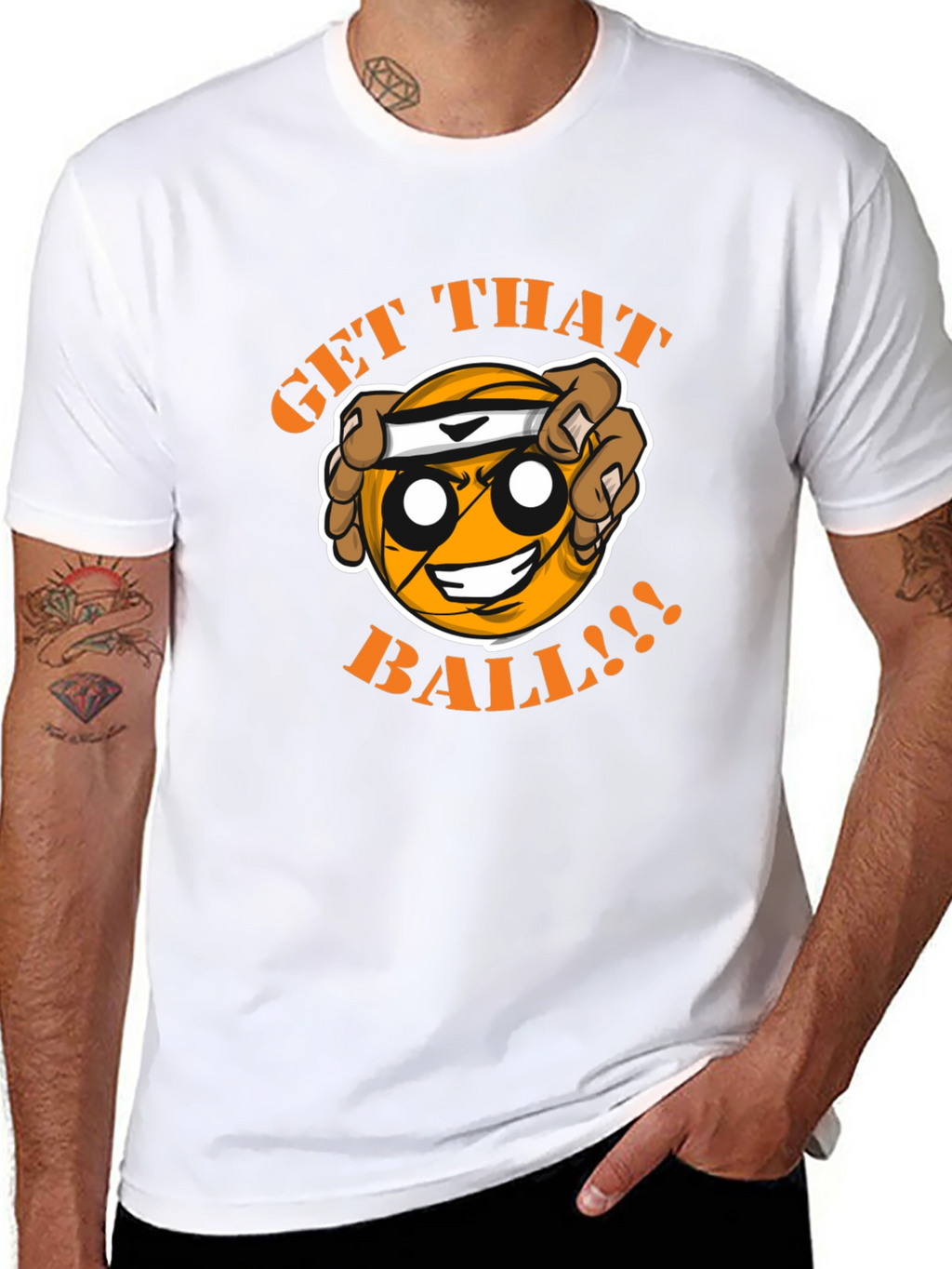 Get That Ball T-Shirt - Funny Basketball Graphic Tee