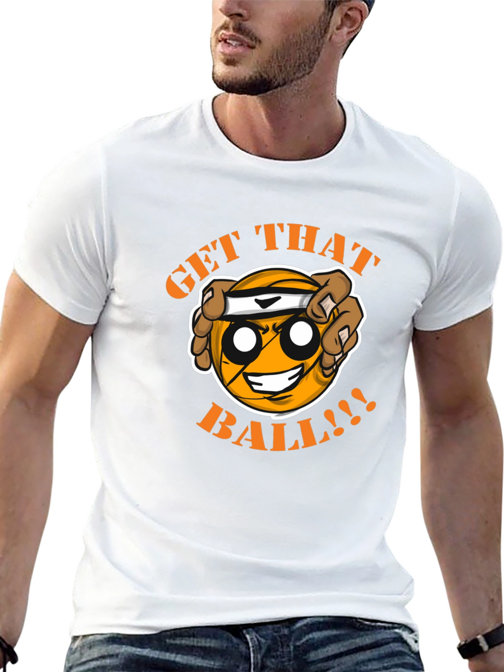 Get That Ball T-Shirt - Funny Basketball Graphic Tee