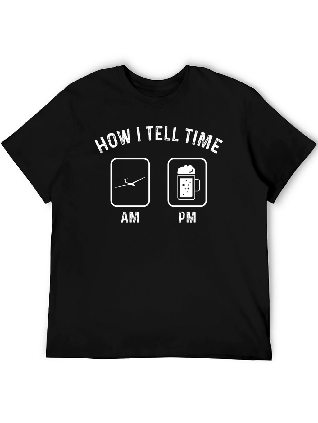 How I Tell Time Glider & Beer T-Shirt