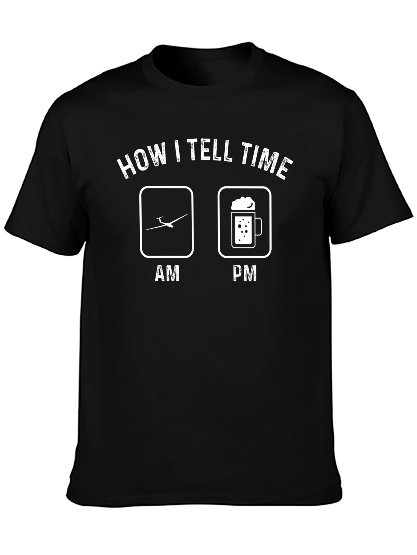 How I Tell Time Glider & Beer T-Shirt