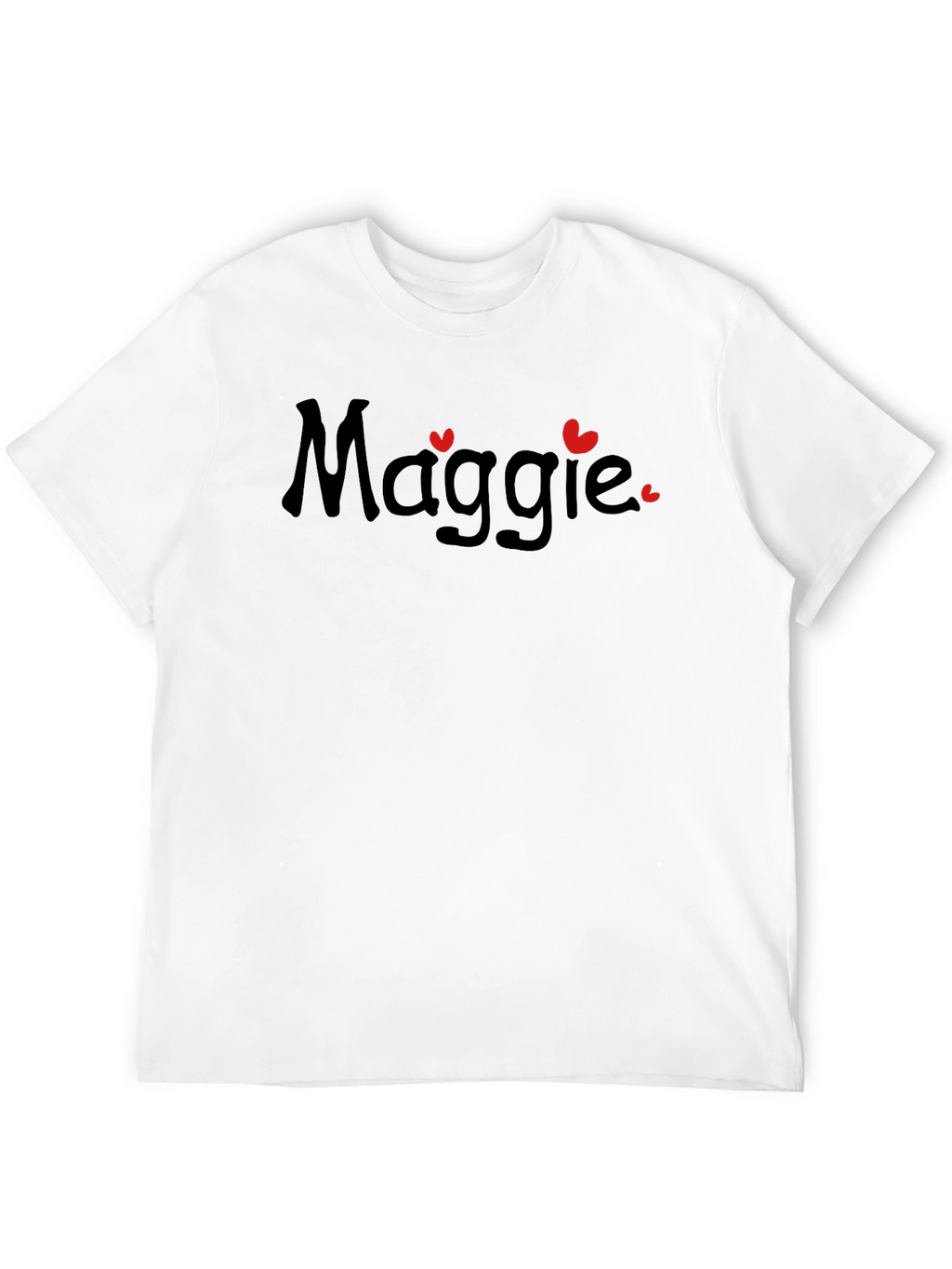 Maggie Heart T-Shirt - Personalized Valentines Day Gift