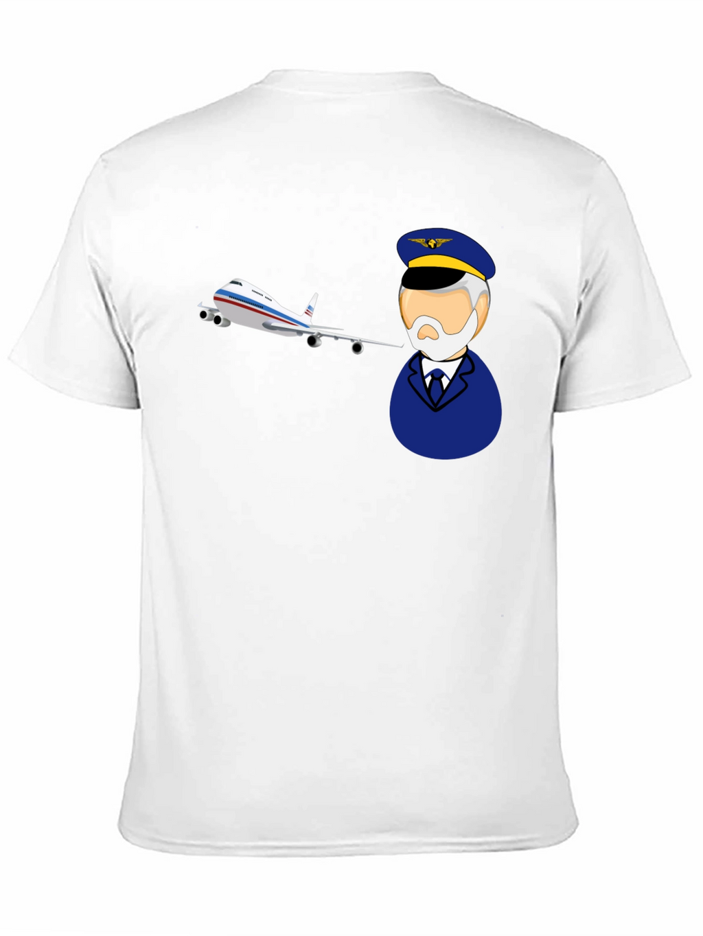 Pilot and Plane Graphic T-Shirt