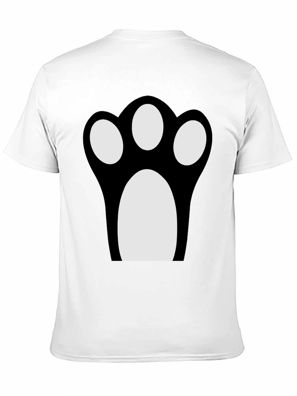 Fun Cat Paw Print Graphic Tee