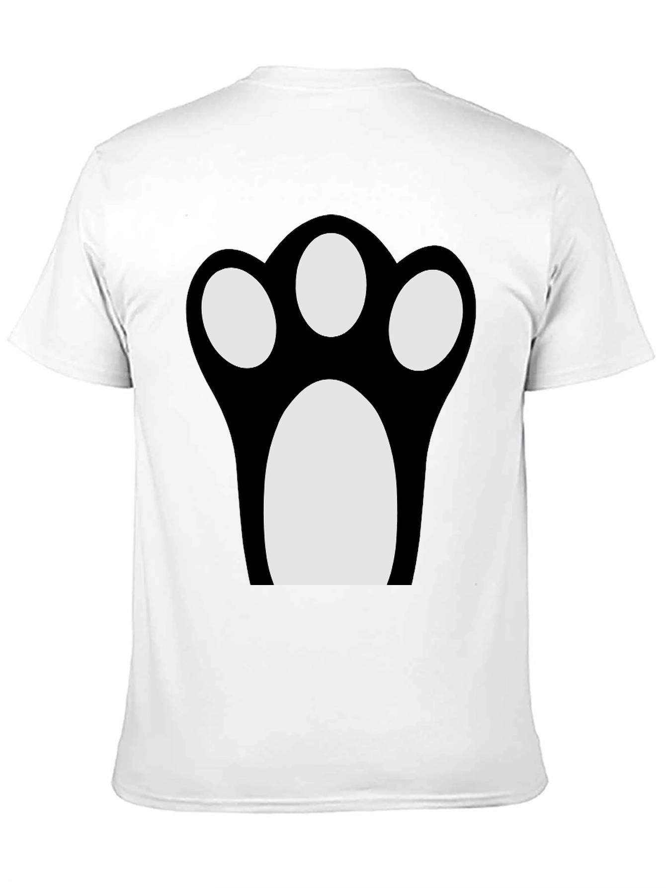 Fun Cat Paw Print Graphic Tee