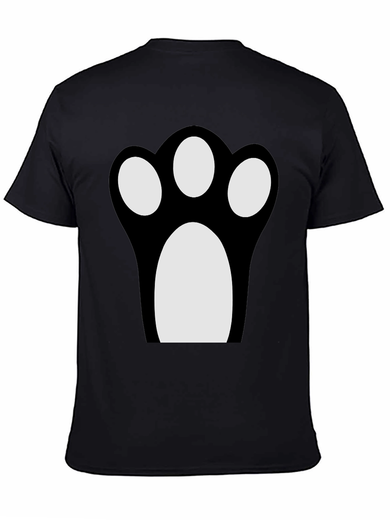 Fun Cat Paw Print Graphic Tee