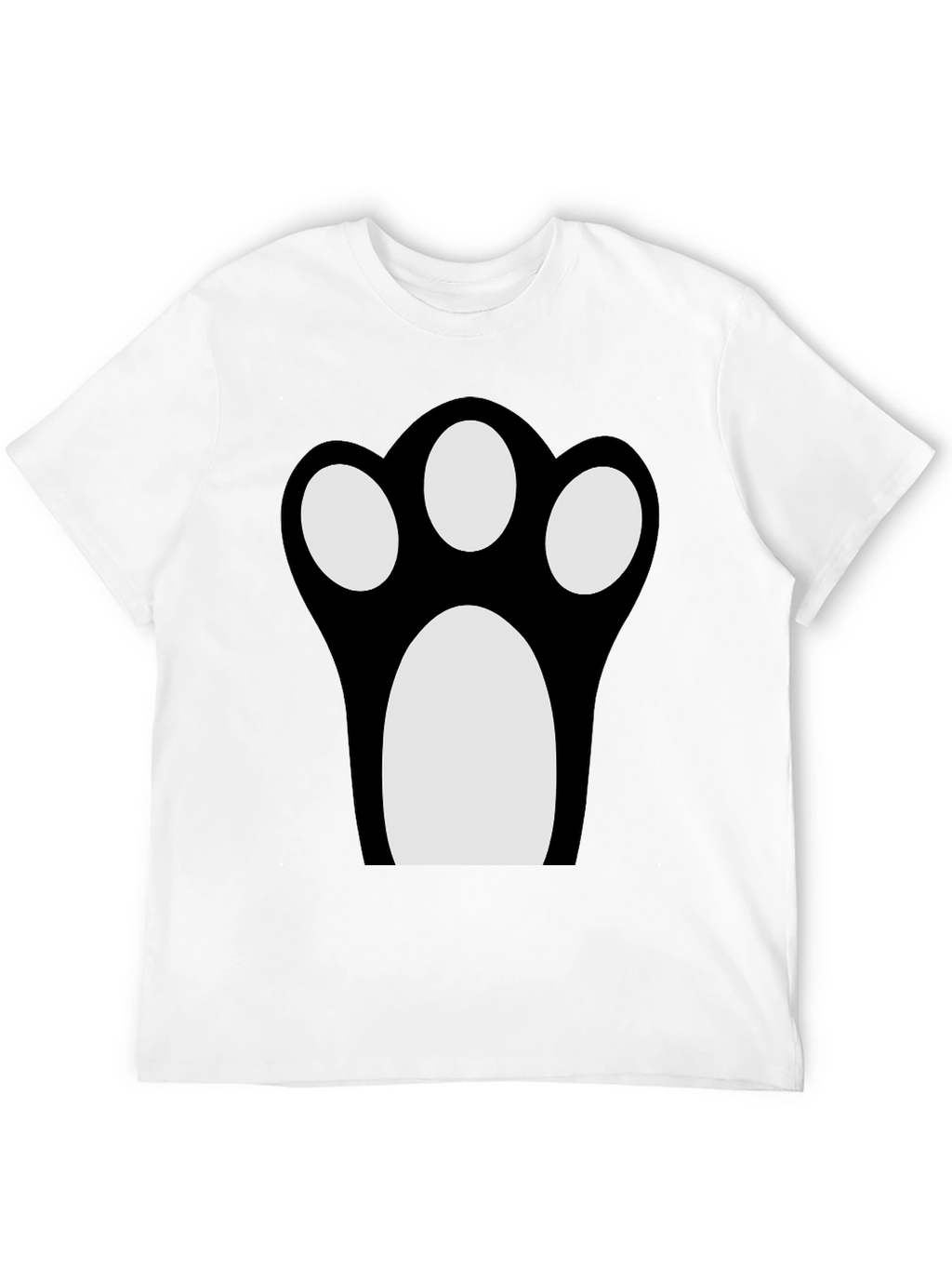 Fun Cat Paw Print Graphic Tee