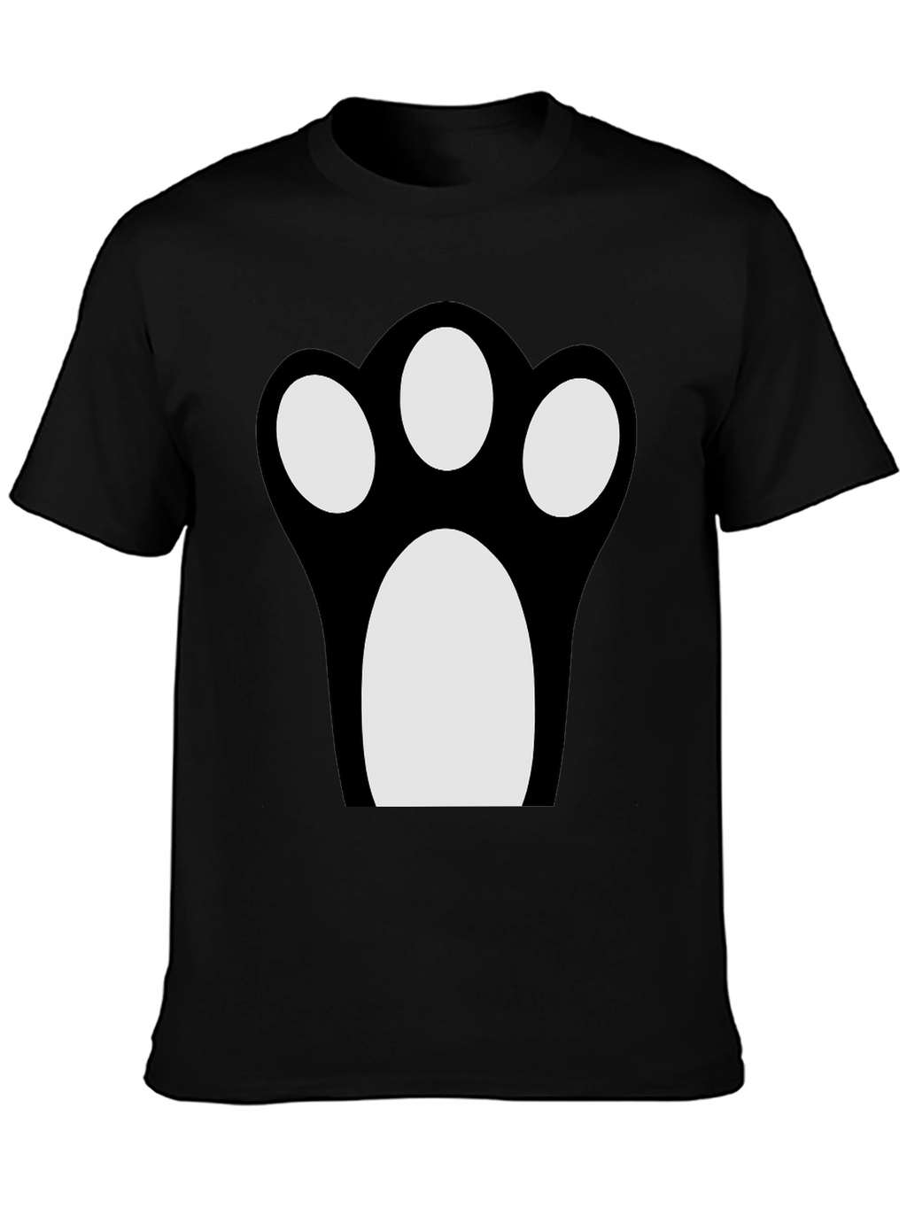 Fun Cat Paw Print Graphic Tee