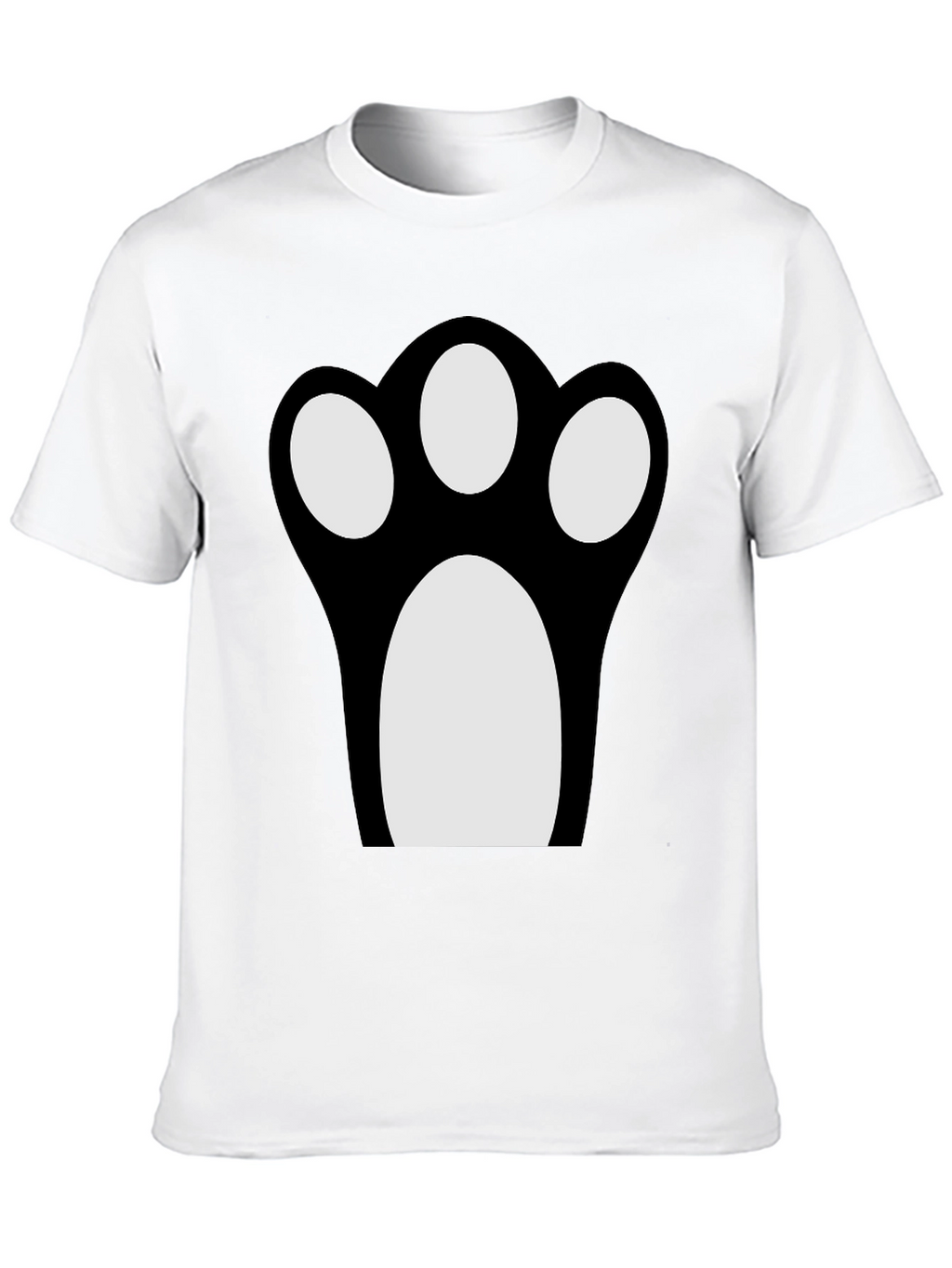 Fun Cat Paw Print Graphic Tee
