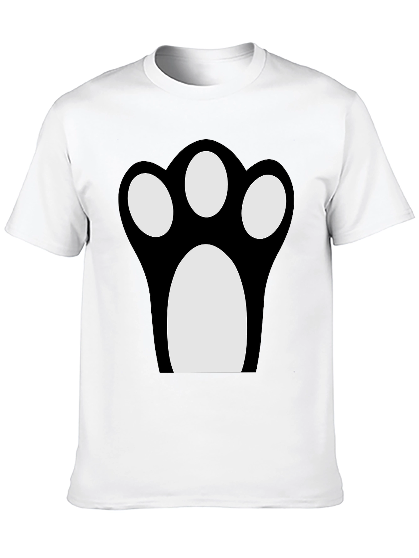 Fun Cat Paw Print Graphic Tee