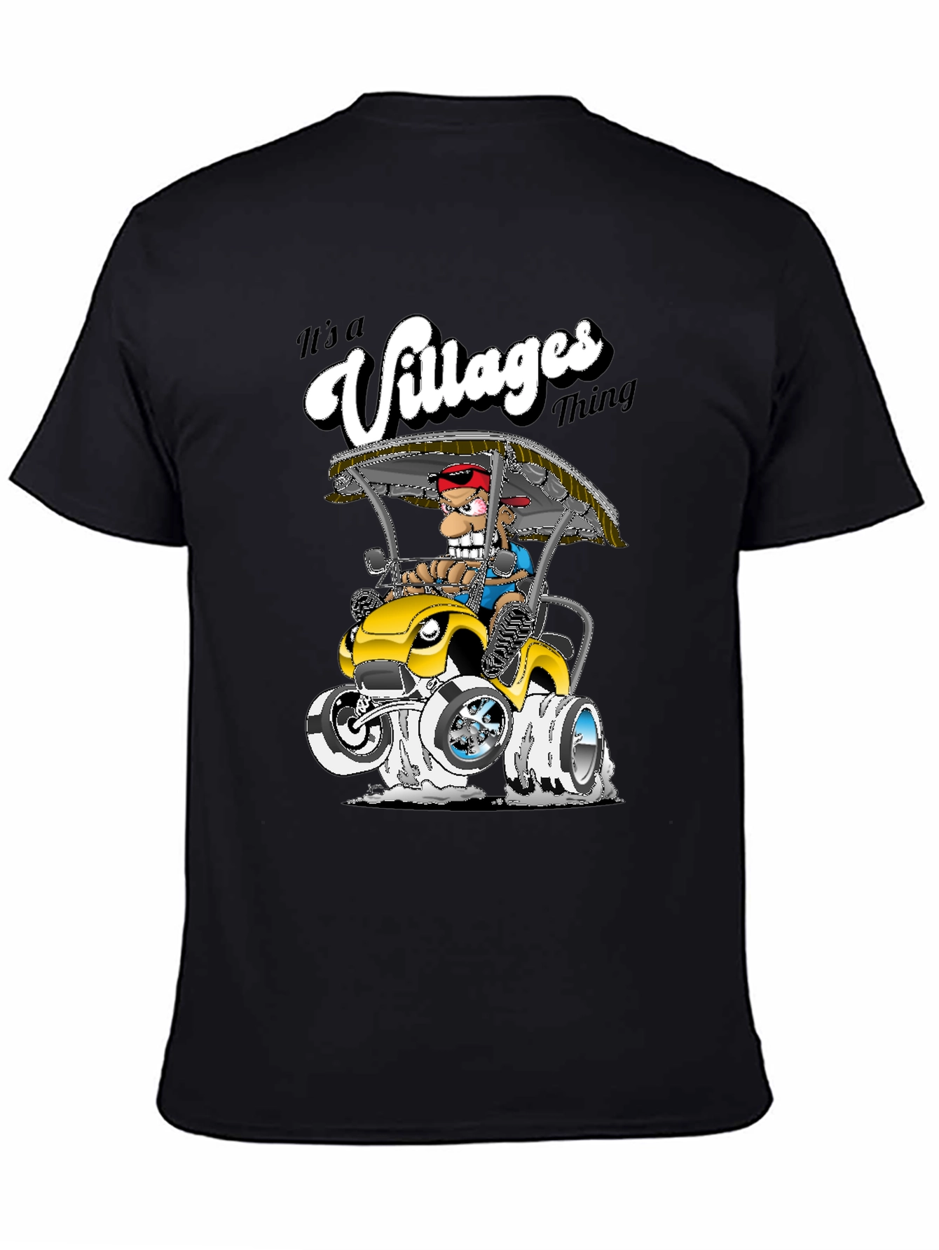 The Villages Thing T-Shirt - Cartoon Golf Cart
