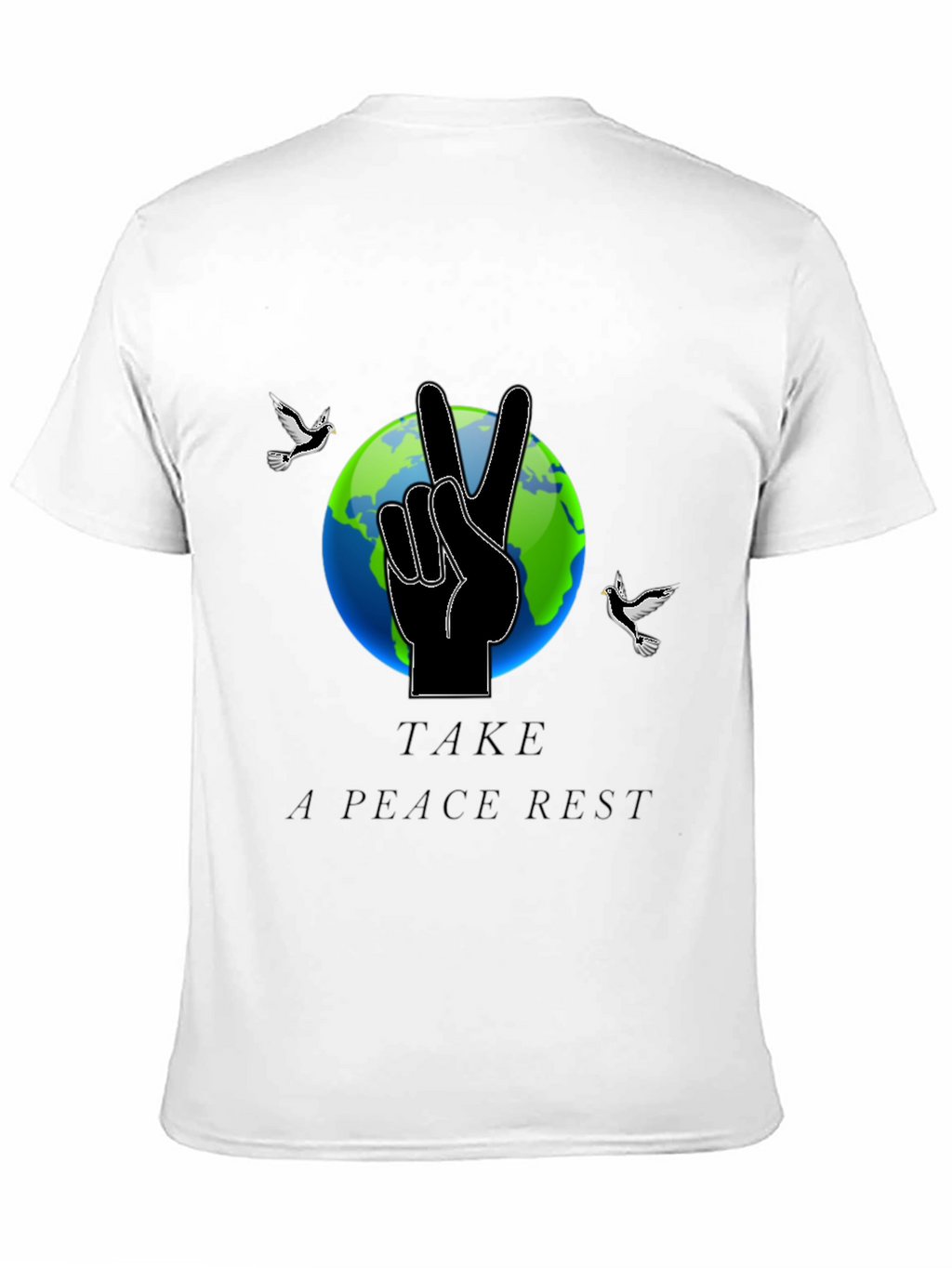 Peaceful Earth Graphic Tee - Relax & Reconnect