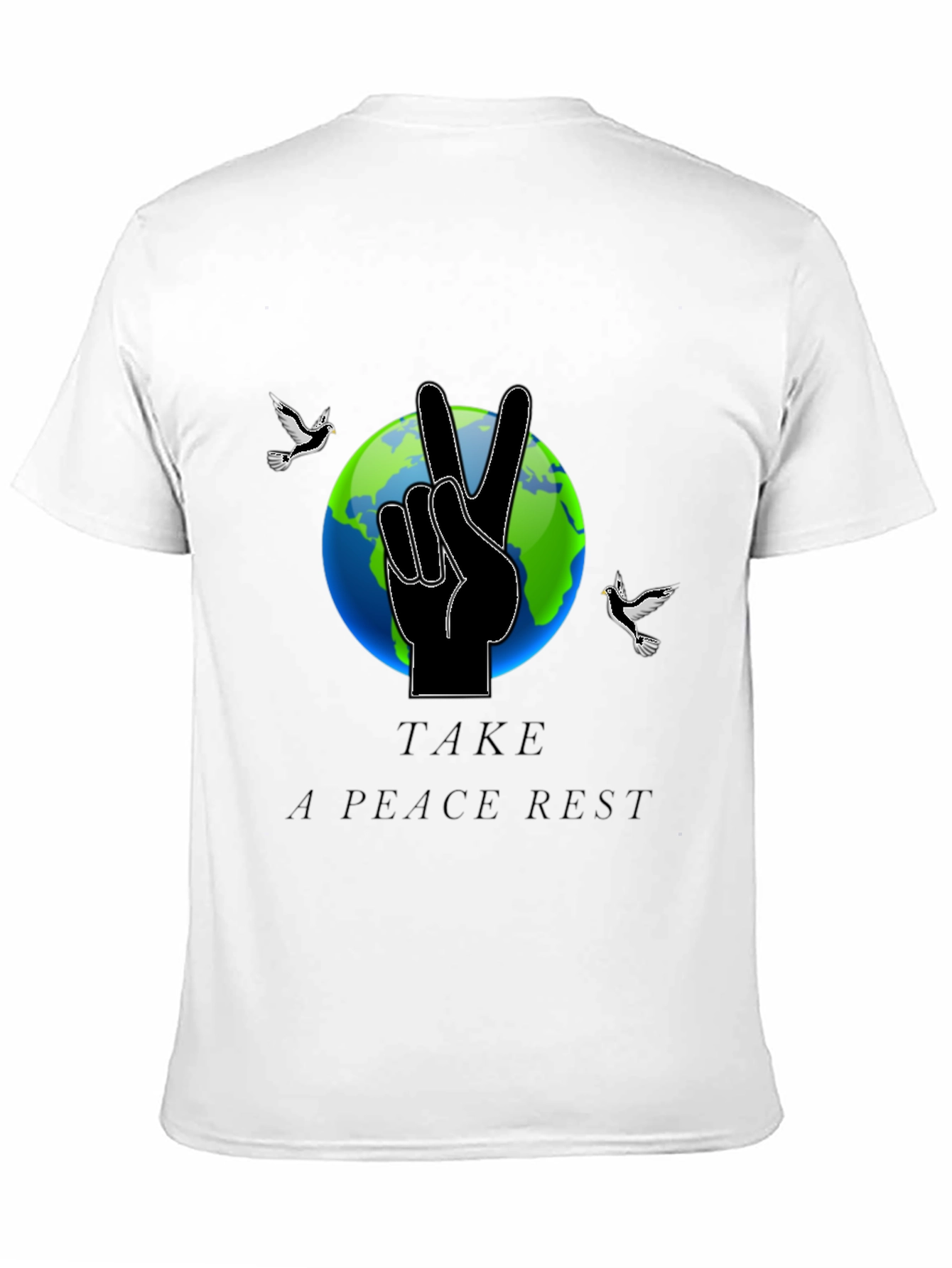 Peaceful Earth Graphic Tee - Relax & Reconnect