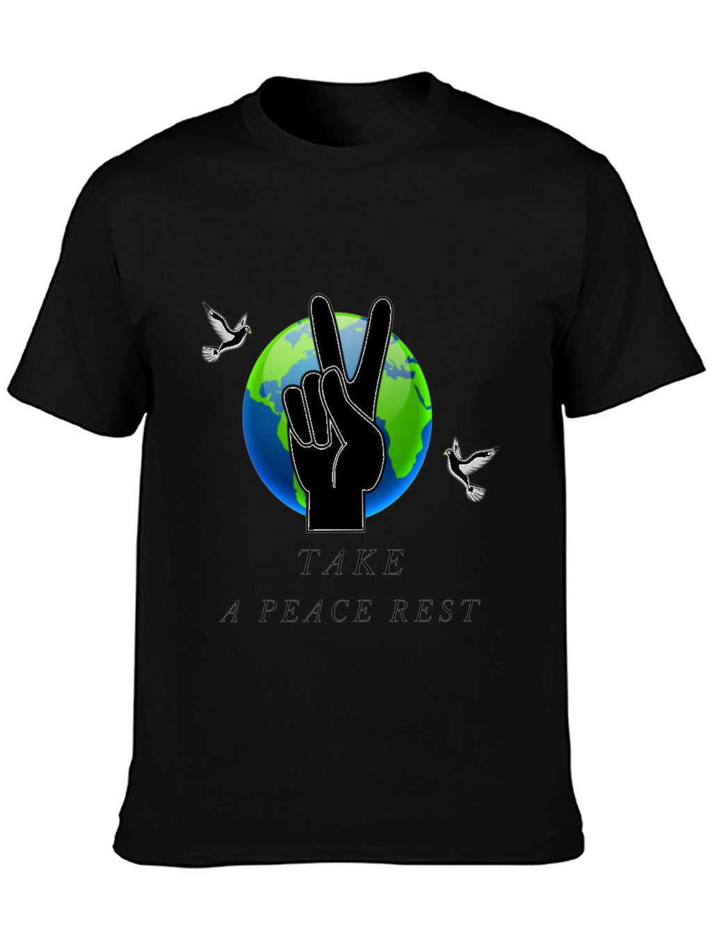 Peaceful Earth Graphic Tee - Relax & Reconnect