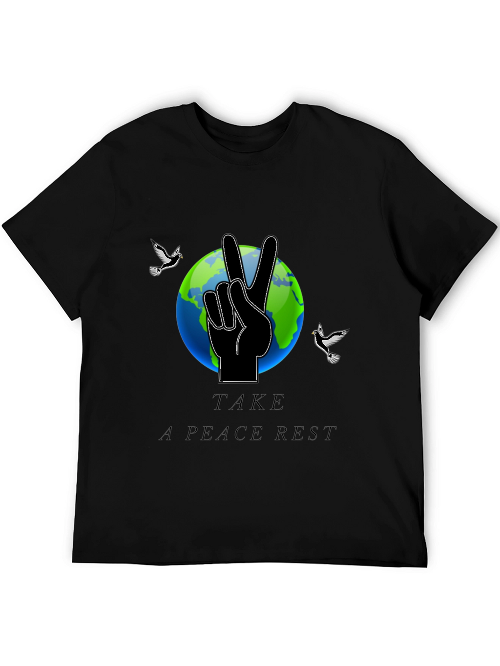 Peaceful Earth Graphic Tee - Relax & Reconnect