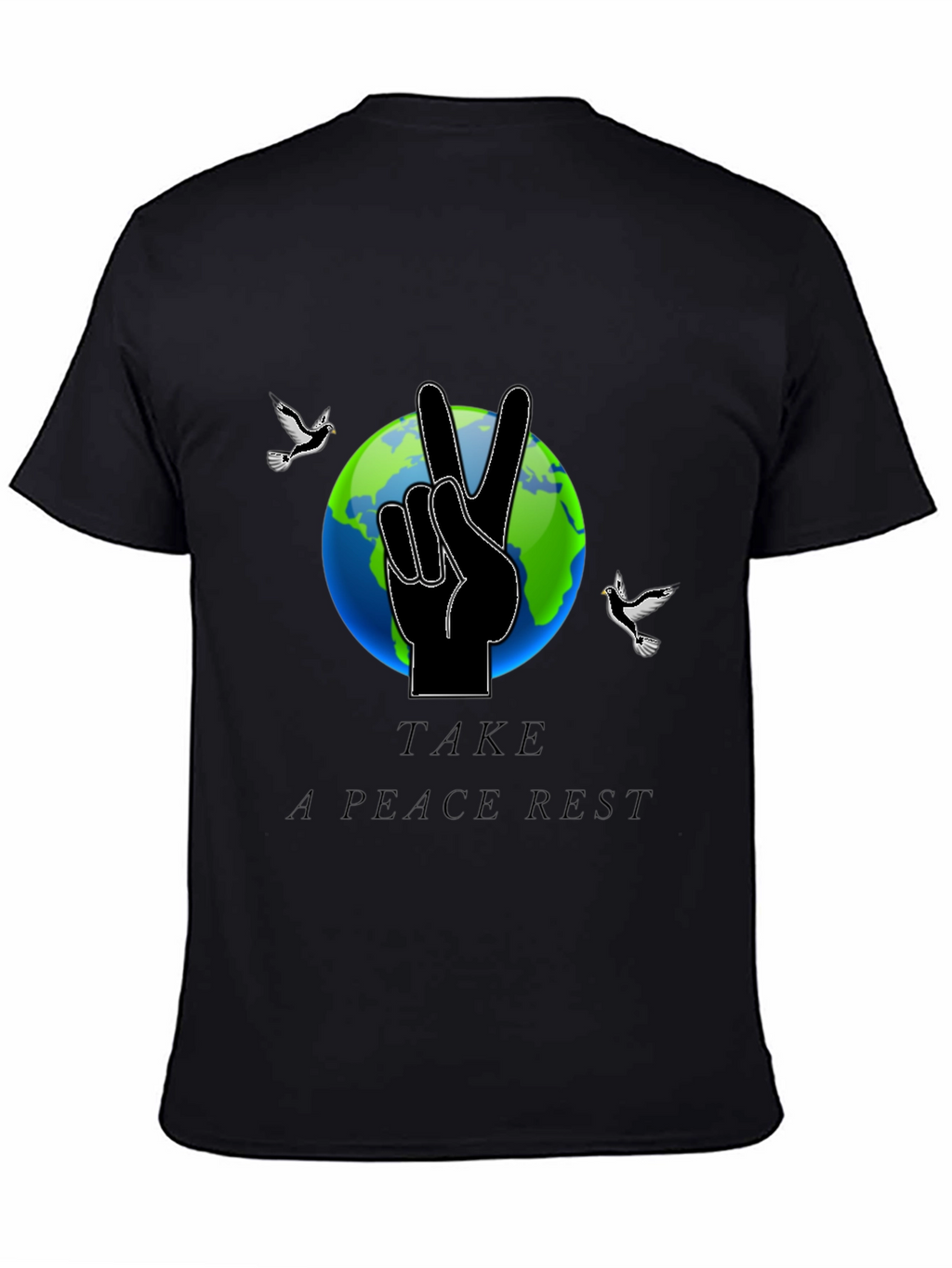 Peaceful Earth Graphic Tee - Relax & Reconnect