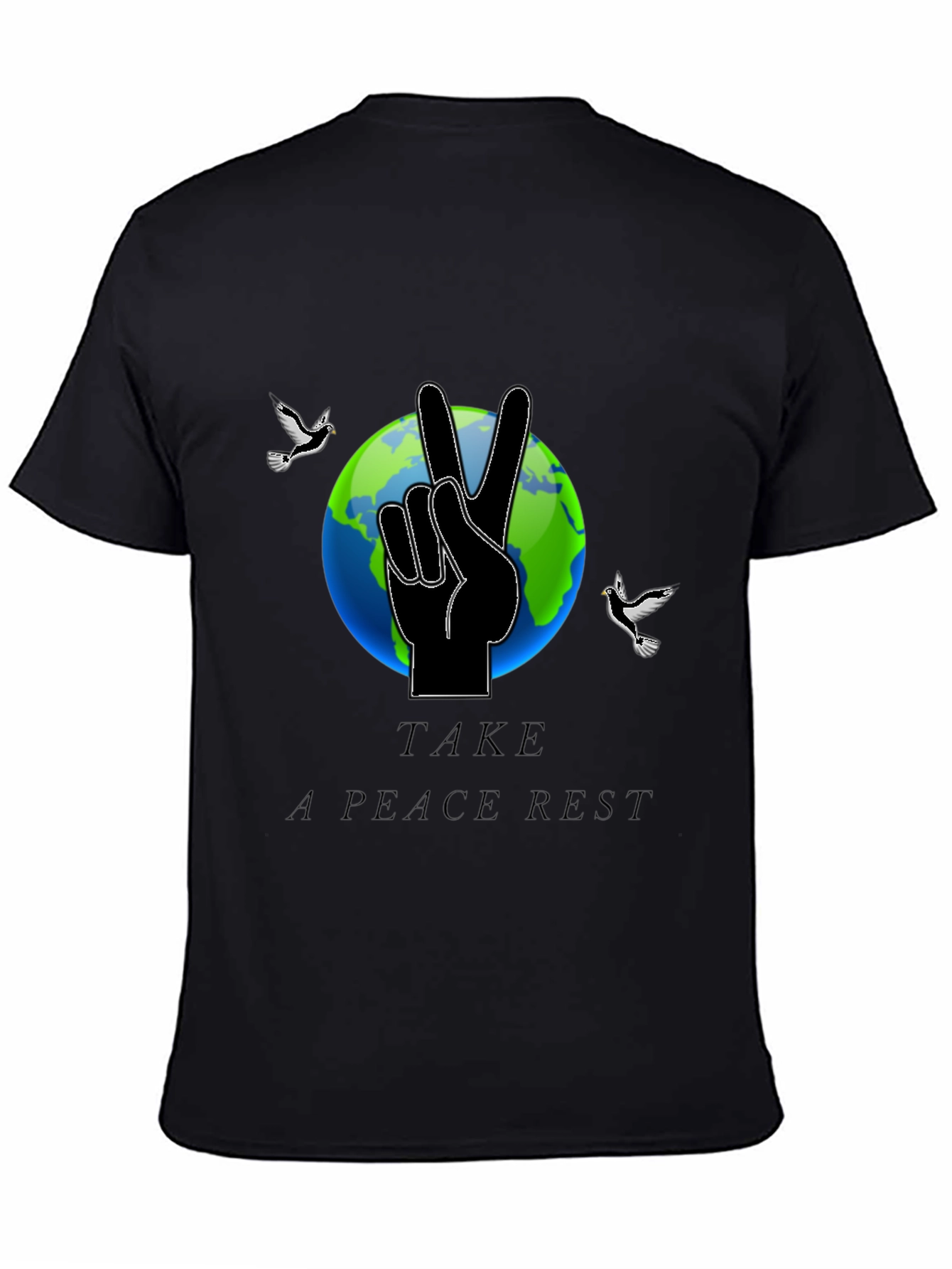 Peaceful Earth Graphic Tee - Relax & Reconnect