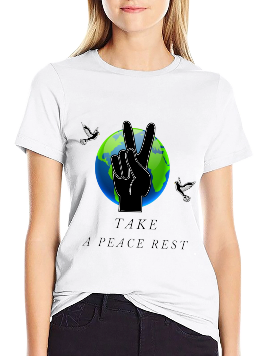 Peaceful Earth Graphic Tee - Relax & Reconnect