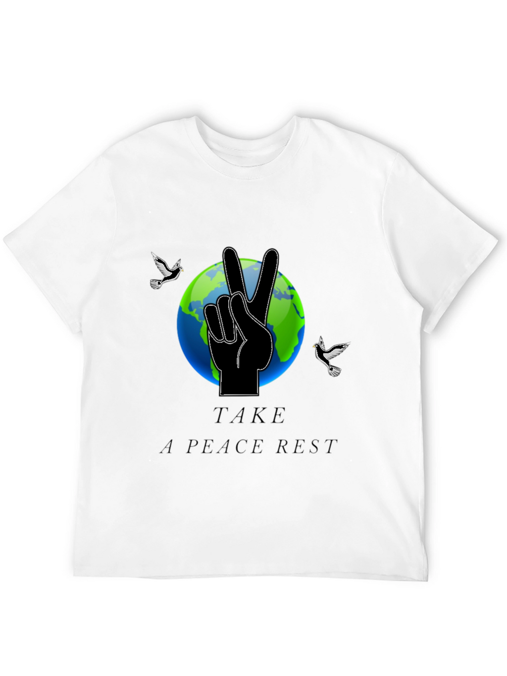 Peaceful Earth Graphic Tee - Relax & Reconnect