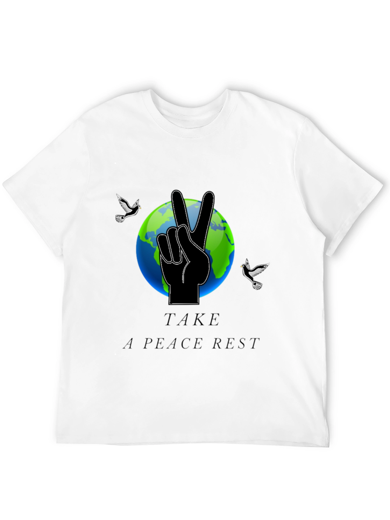 Peaceful Earth Graphic Tee - Relax & Reconnect