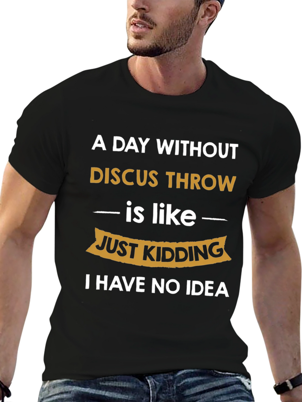 Funny Discus Throw T-Shirt - I Have No Idea