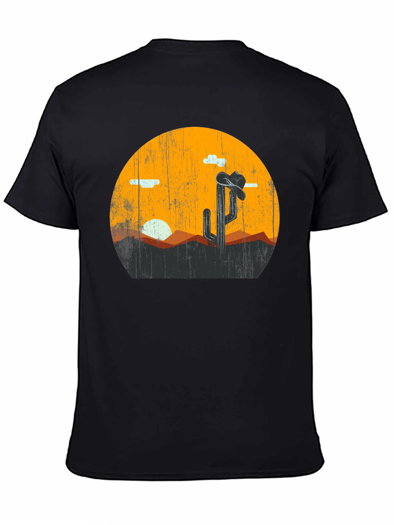 Desert Cactus Sunset Graphic Tee
