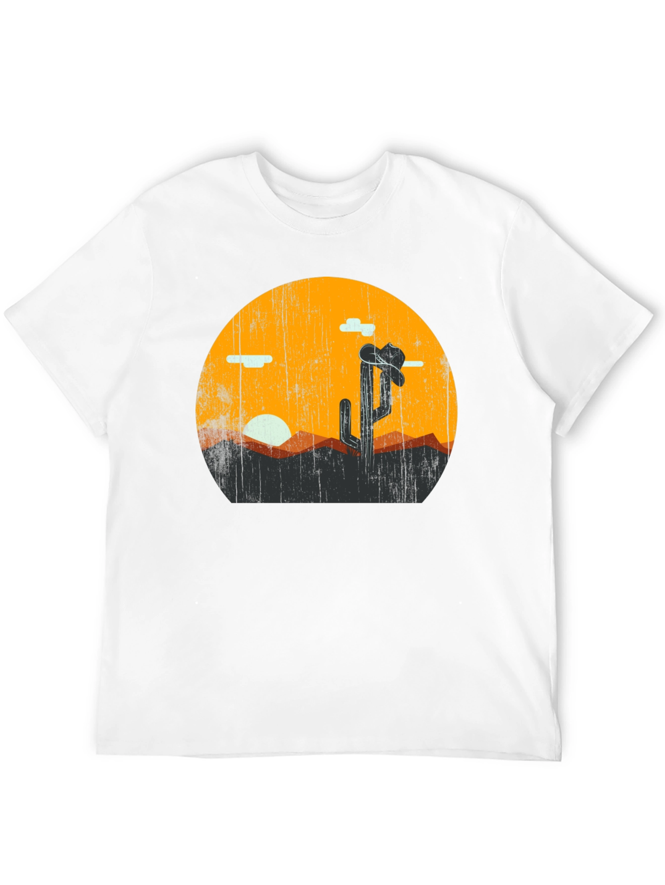 Desert Cactus Sunset Graphic Tee