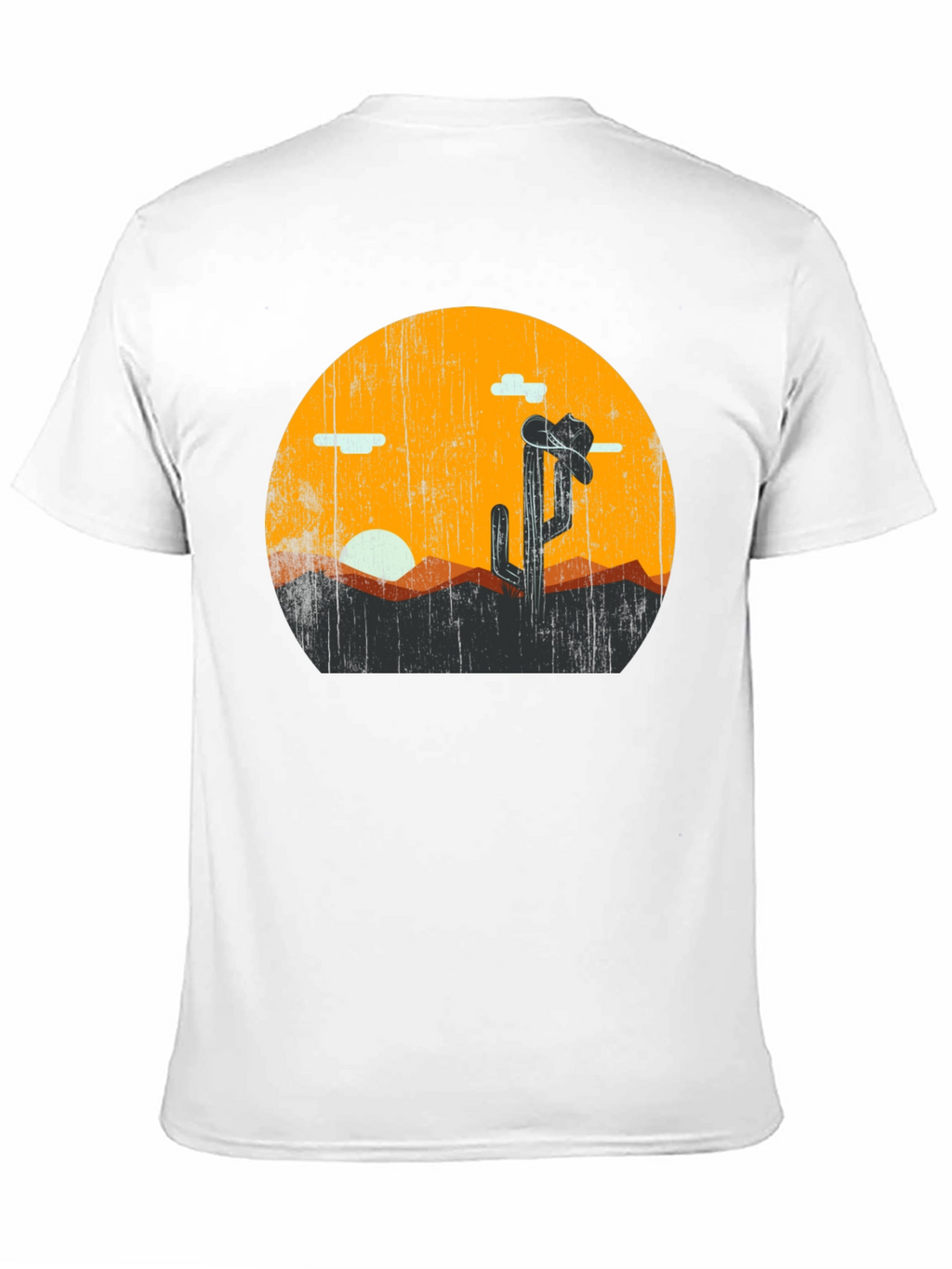 Desert Cactus Sunset Graphic Tee
