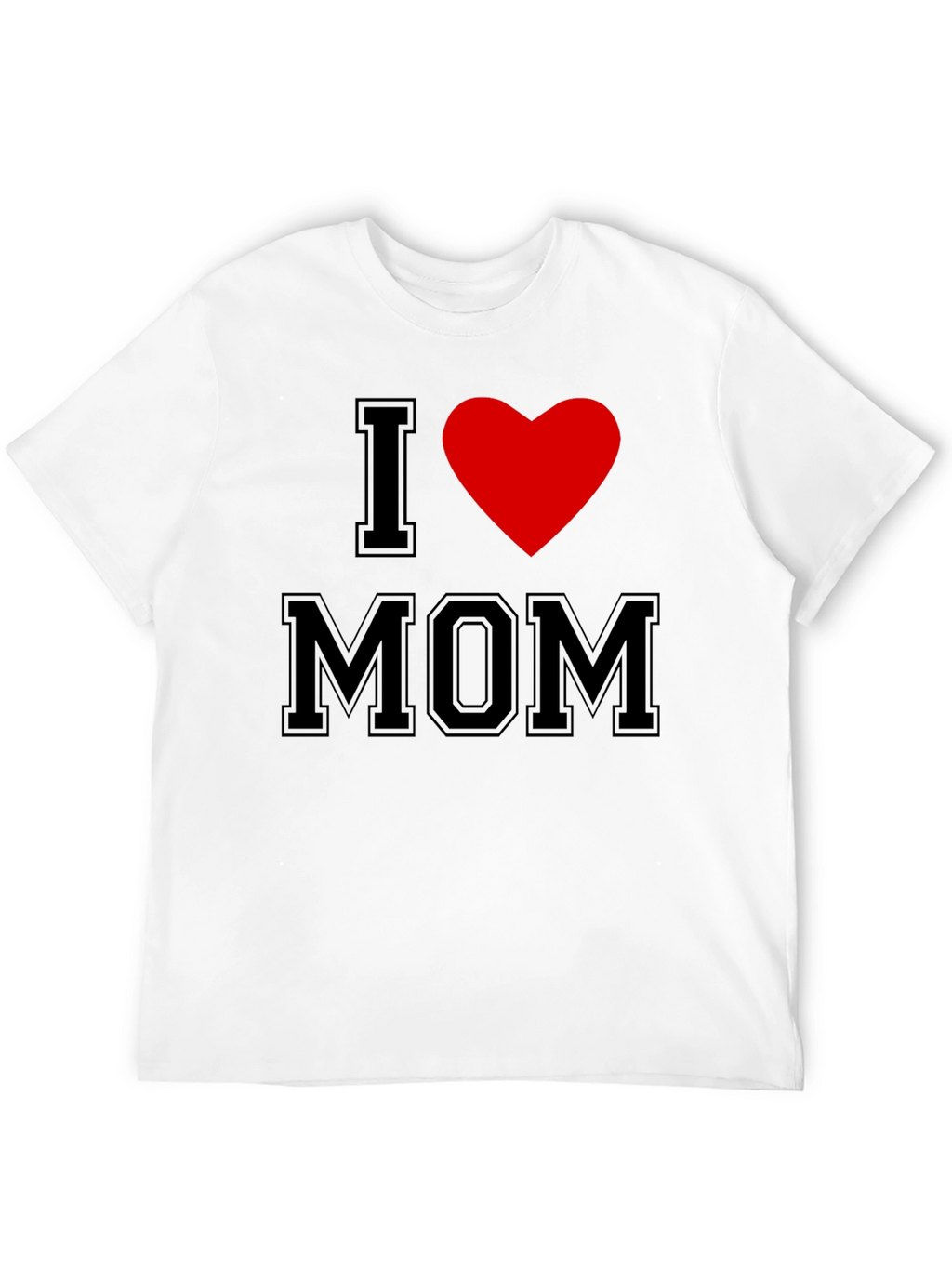 I Heart Mom T-Shirt - Classic Black Tee