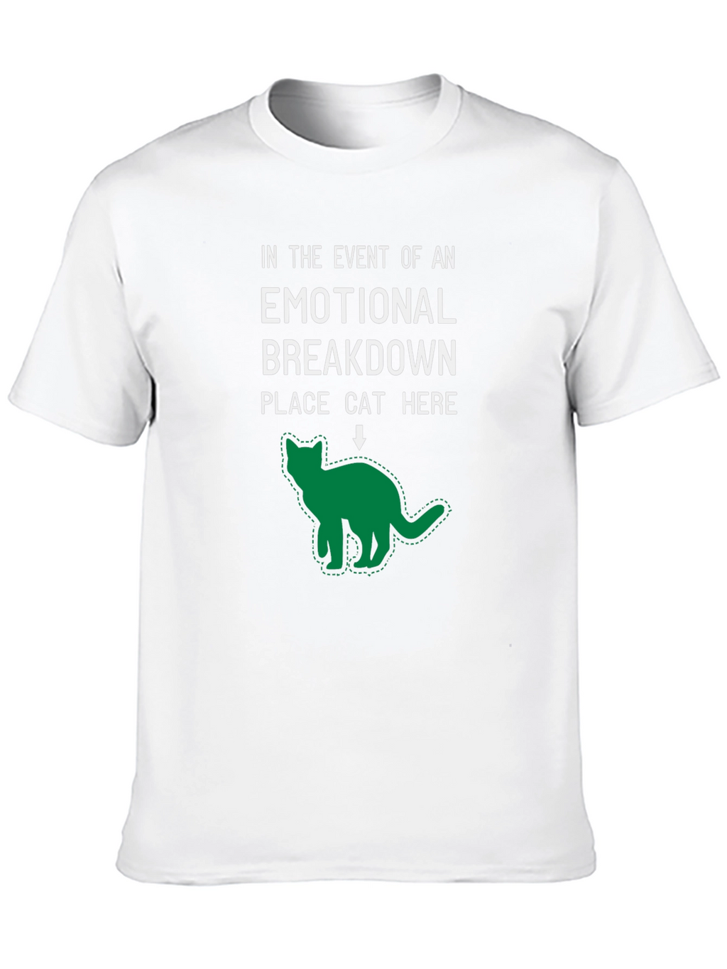 Emotional Breakdown Cat T-Shirt