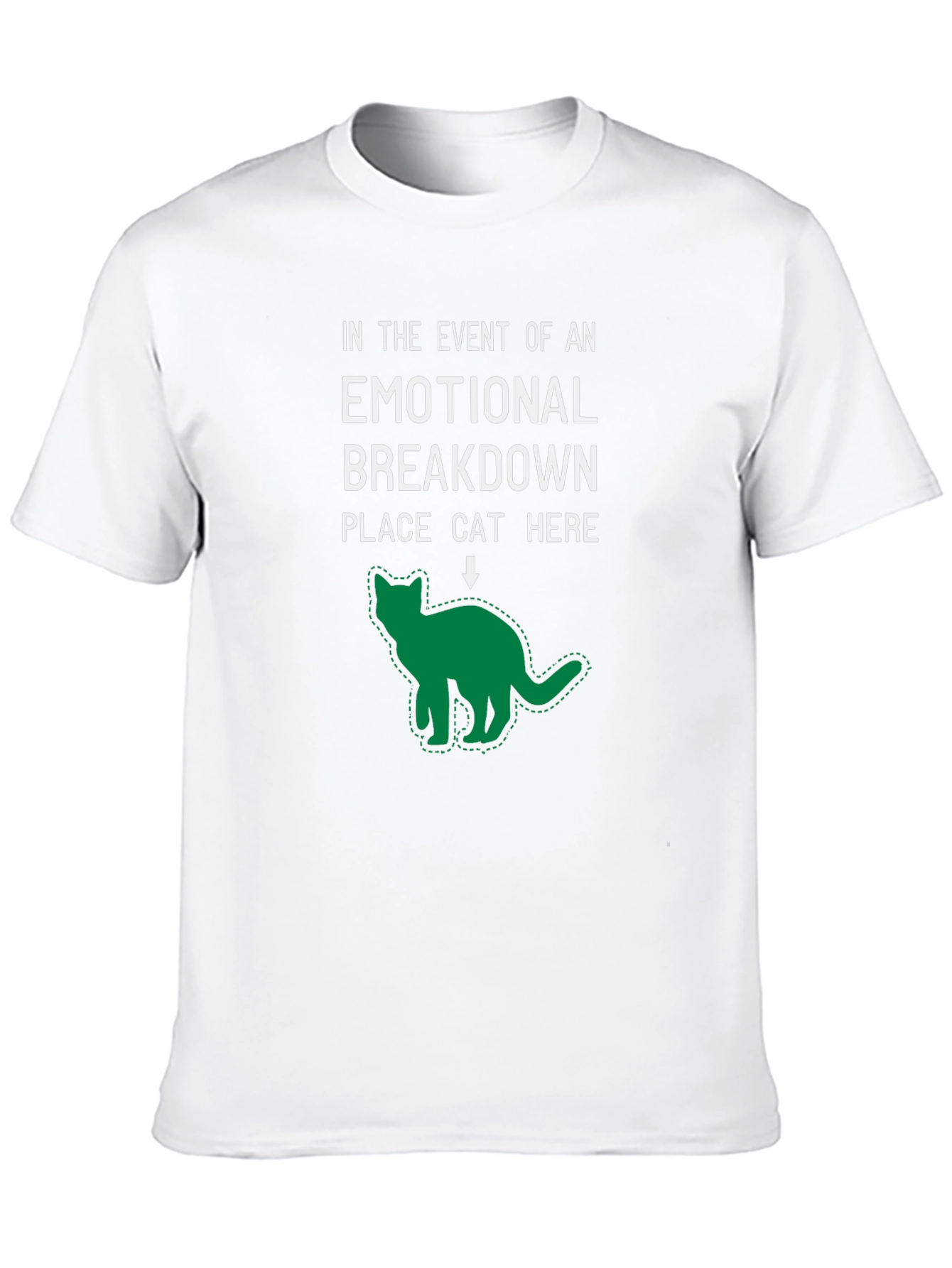 Emotional Breakdown Cat T-Shirt
