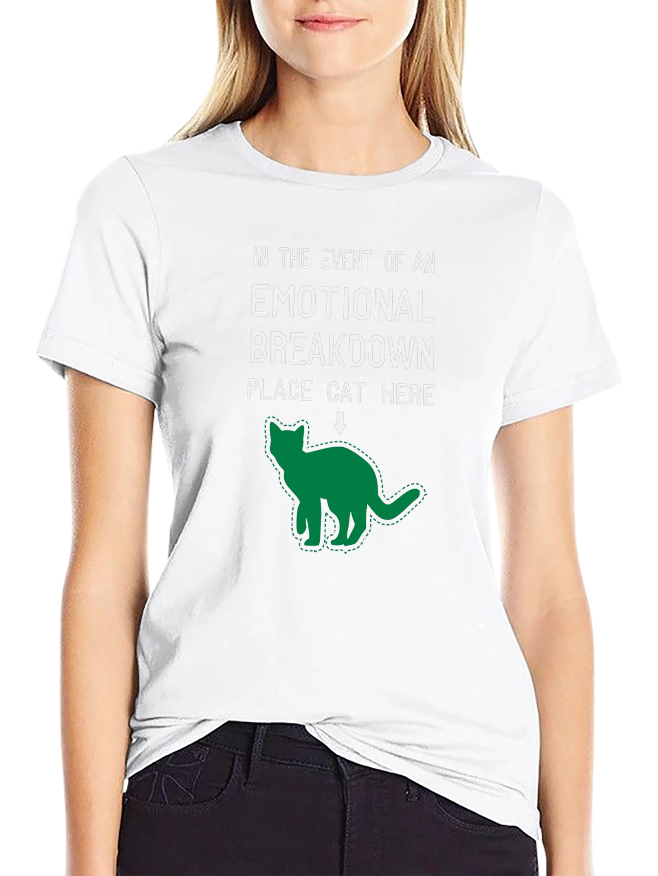 Emotional Breakdown Cat T-Shirt