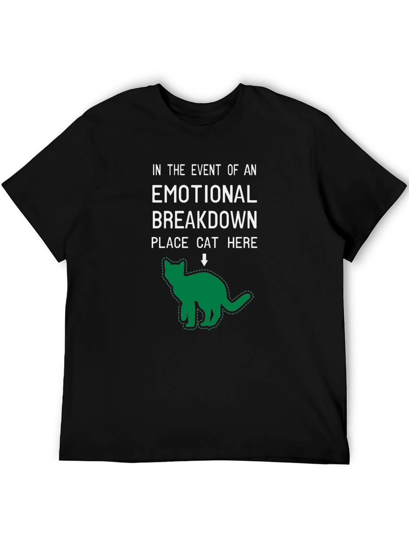 Emotional Breakdown Cat T-Shirt