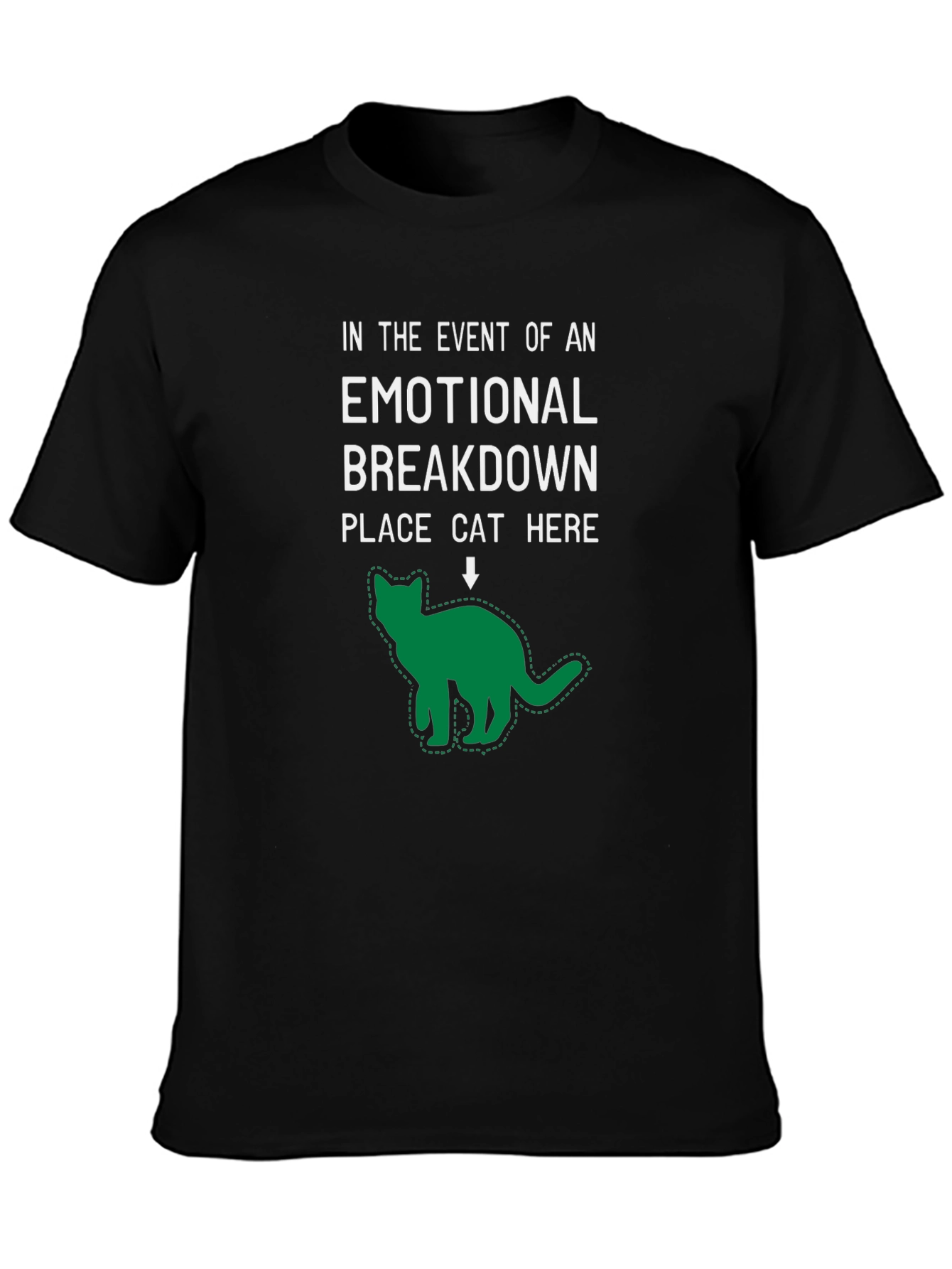 Emotional Breakdown Cat T-Shirt