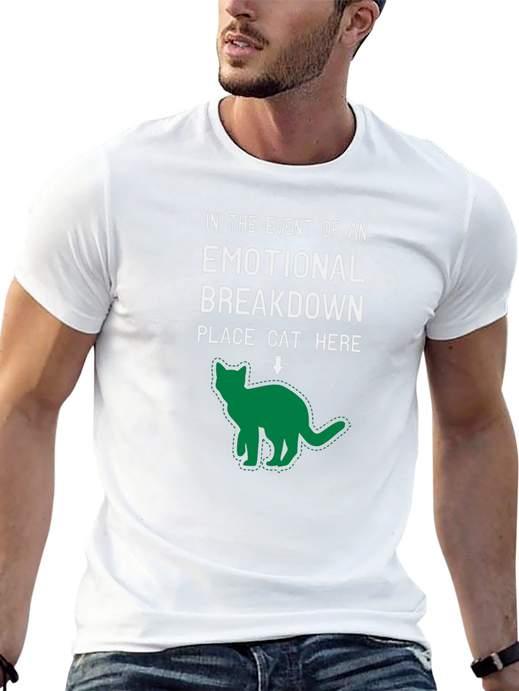 Emotional Breakdown Cat T-Shirt