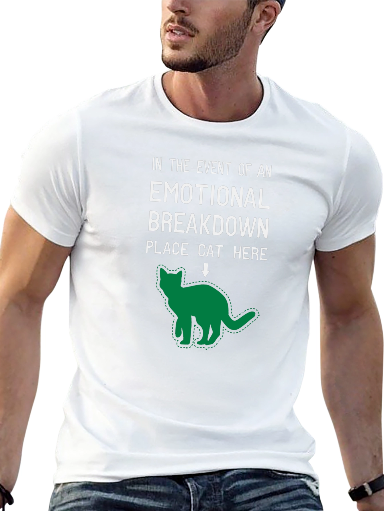 Emotional Breakdown Cat T-Shirt