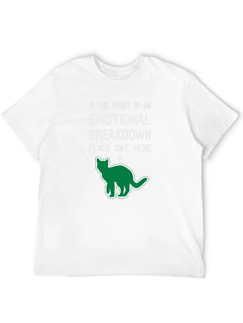 Emotional Breakdown Cat T-Shirt