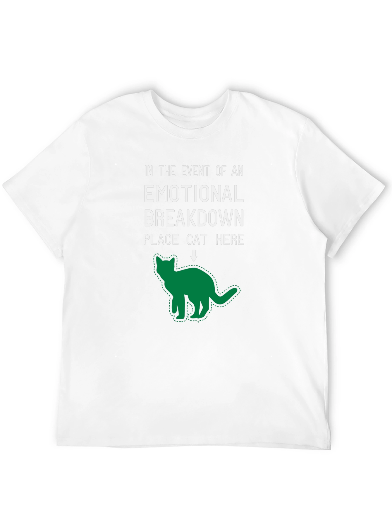 Emotional Breakdown Cat T-Shirt