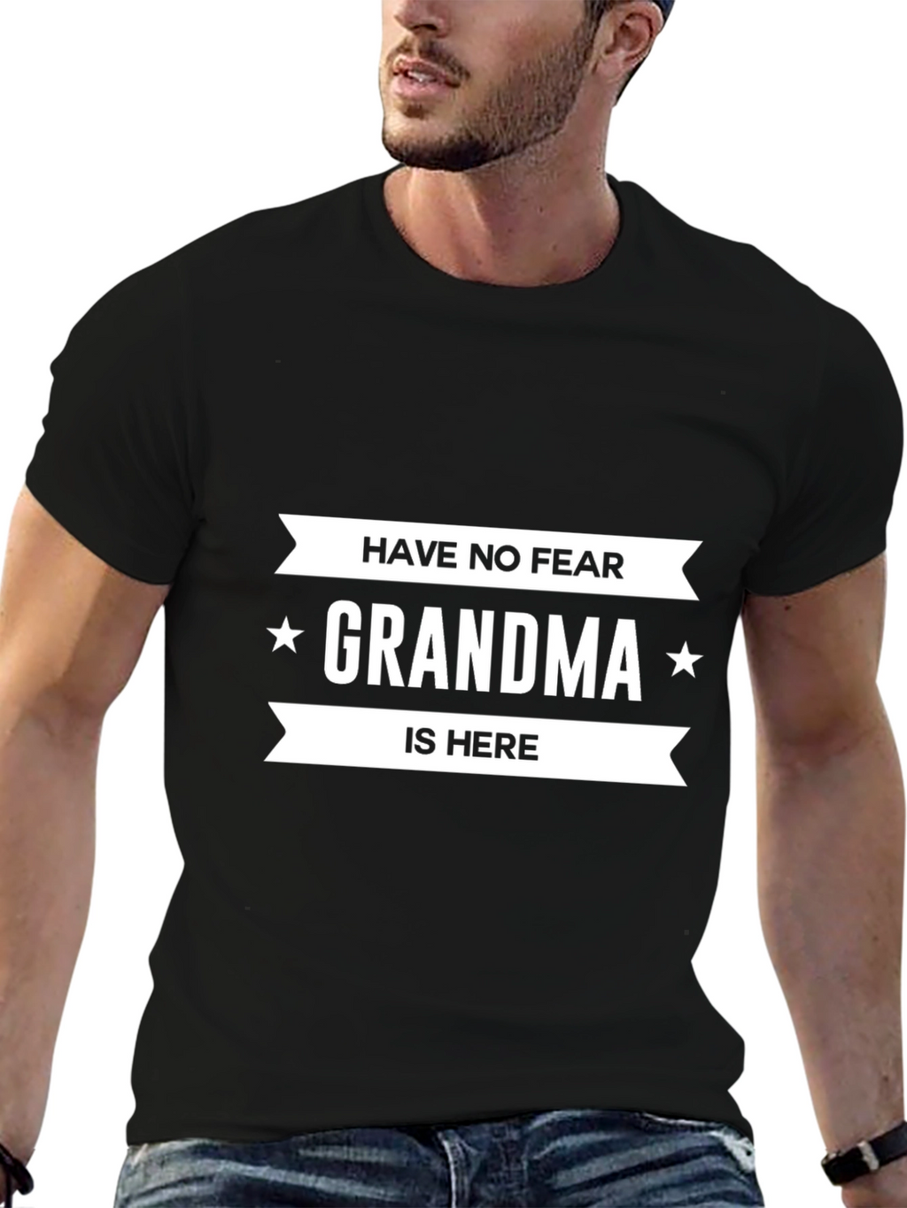 Have No Fear Grandma Is Here Graphic T-Shirt