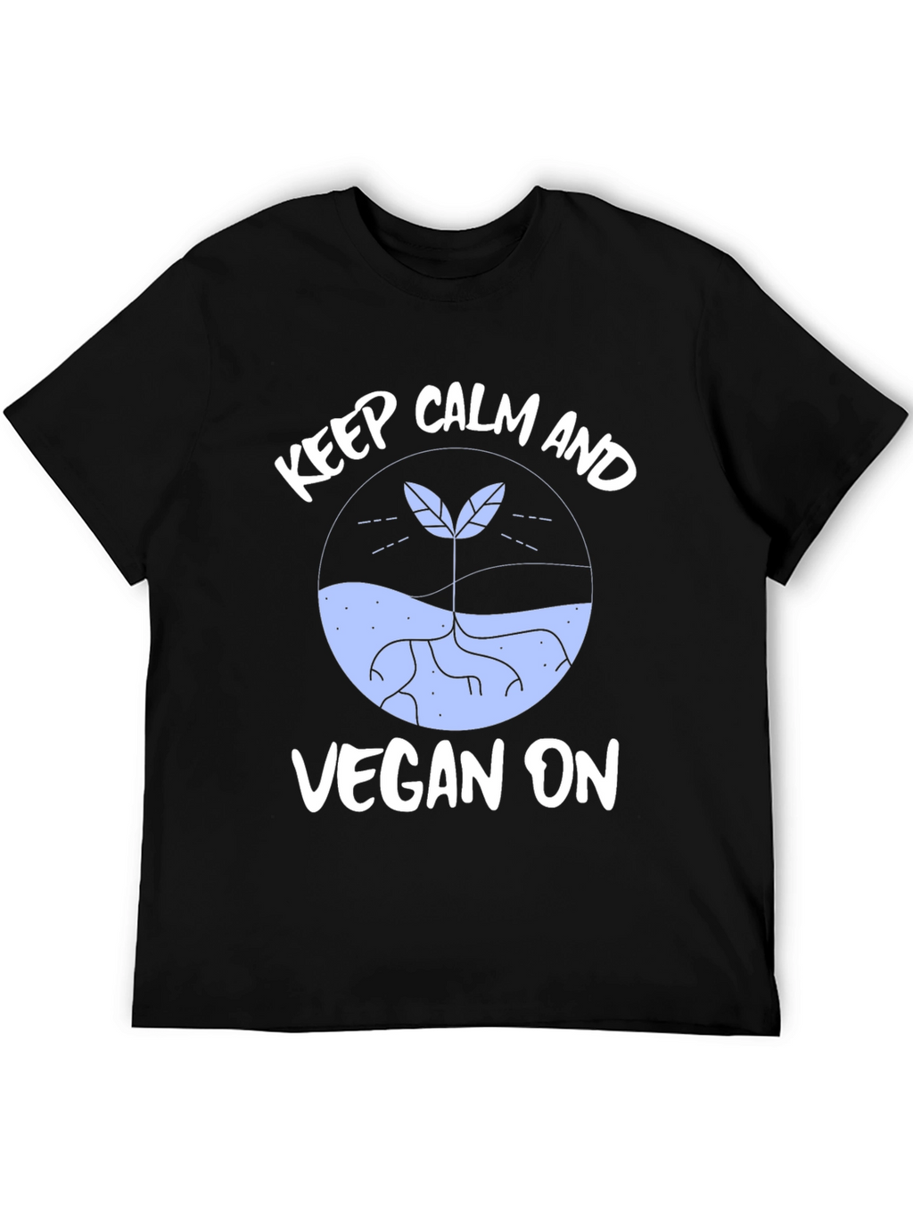 Keep Calm & Vegan On Graphic Tee