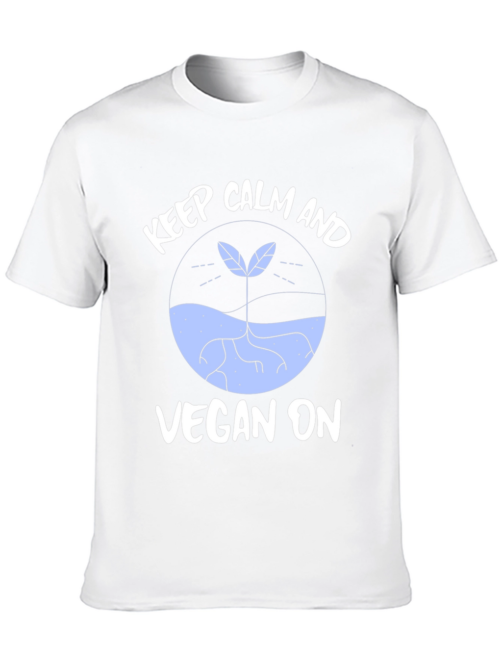 Keep Calm & Vegan On Graphic Tee