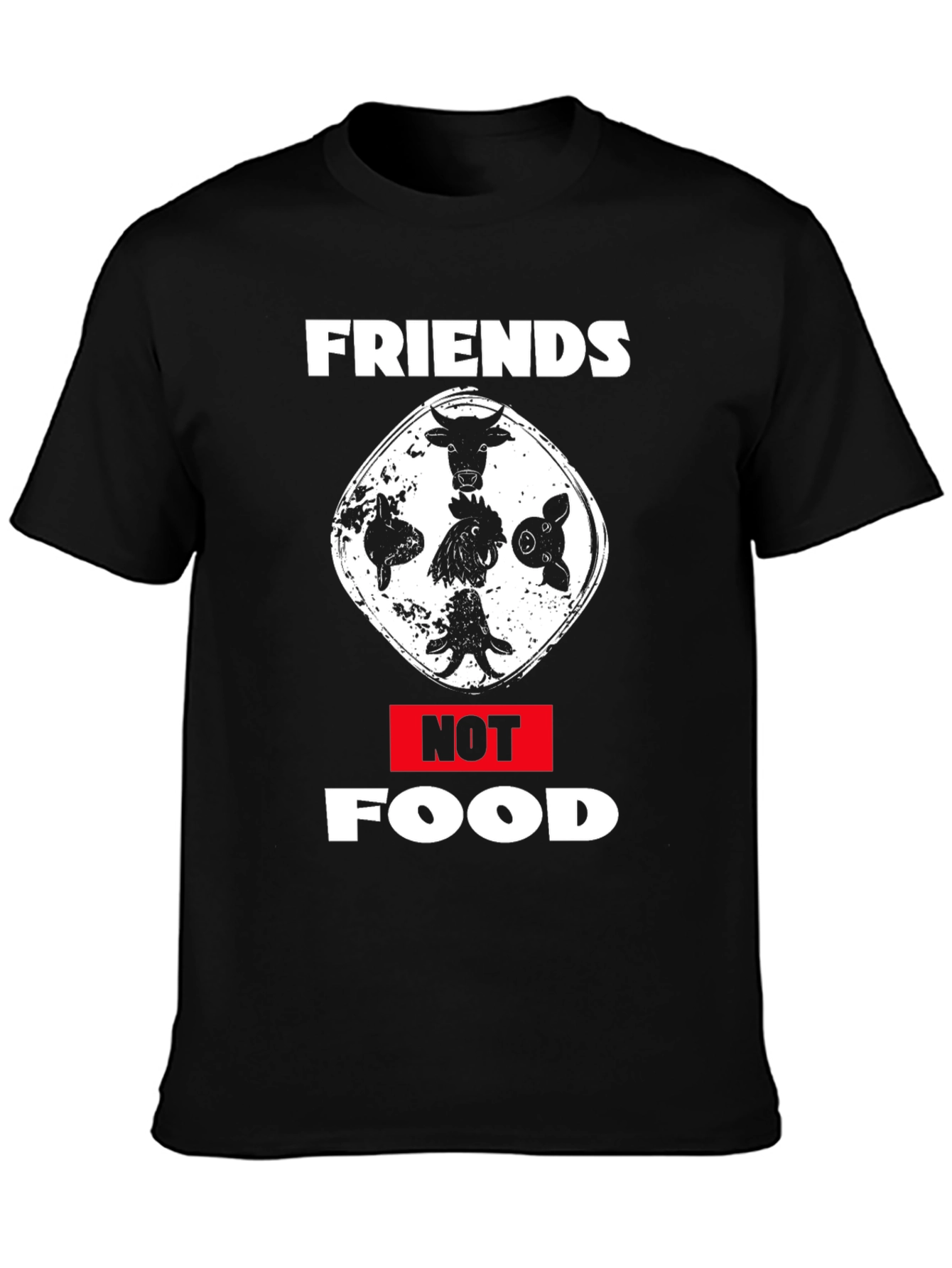 Friends Not Food Vegan T-Shirt