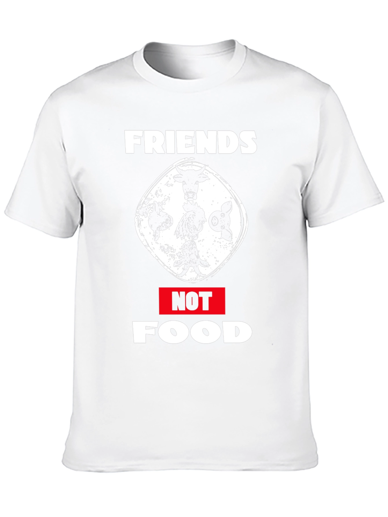 Friends Not Food Vegan T-Shirt
