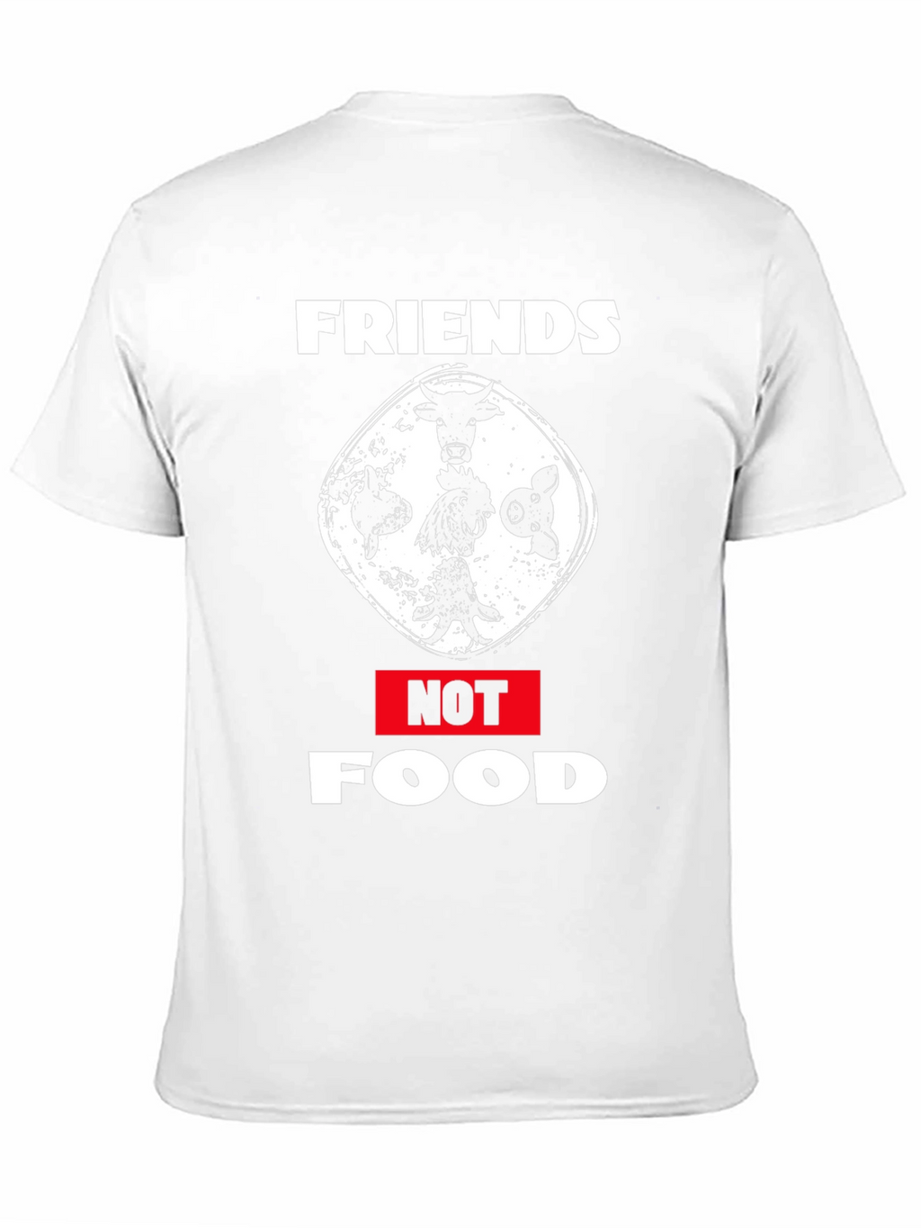 Friends Not Food Vegan T-Shirt